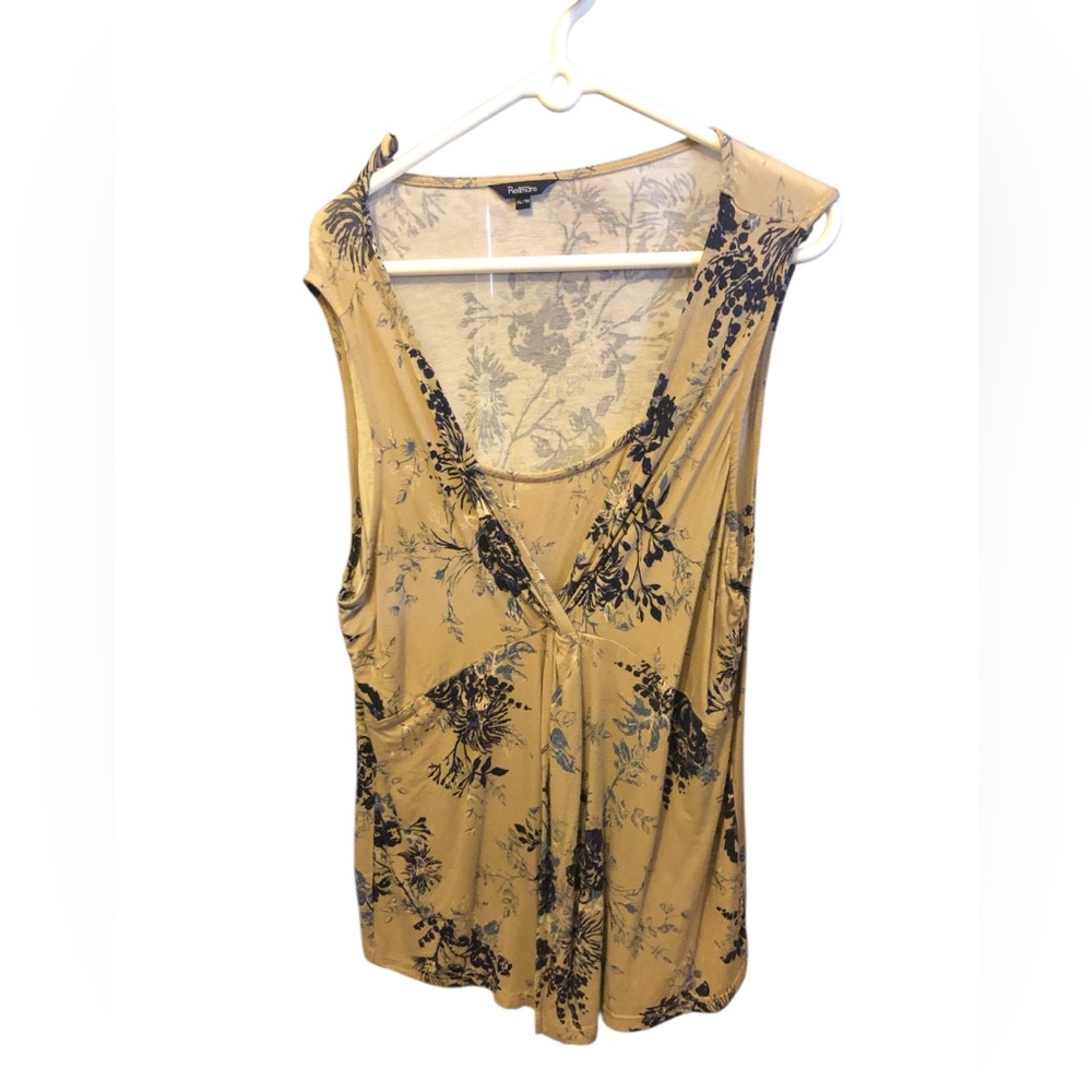 Reitman’s Dressy Tank Top, 2 layer with camisole XL